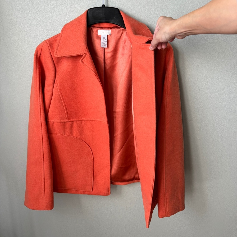 Soft Fleece Short Jacket - Open Front - Picture 11 of 16
